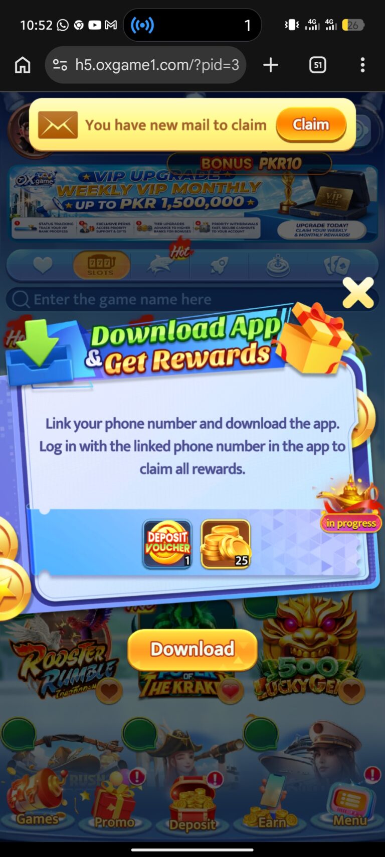 Ox betting game bonus